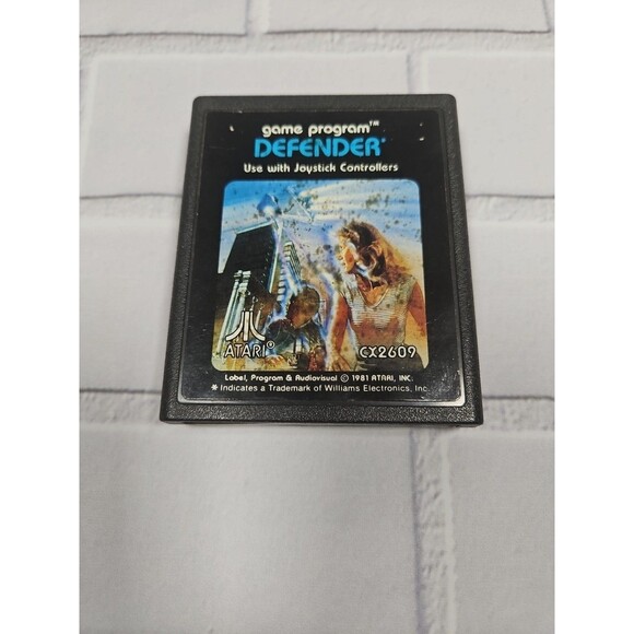Defender Atari 2600 Video Game Cartridge (1981) CX2609 (Blue Letter) - Picture 1 of 9